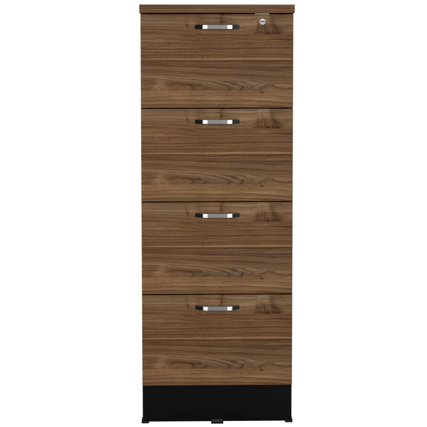 Mueble Archivador 4 Cajones Monarca Negro+Gales