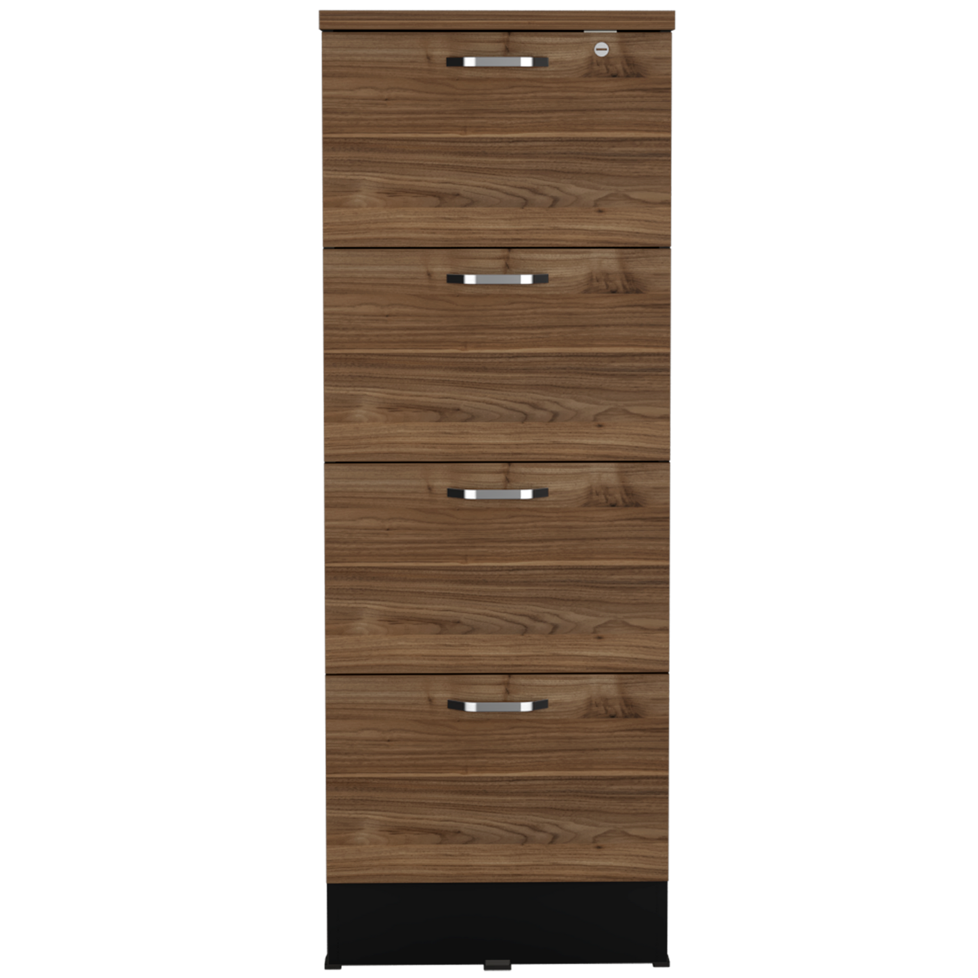 Mueble Archivador 4 Cajones Monarca Negro+Gales