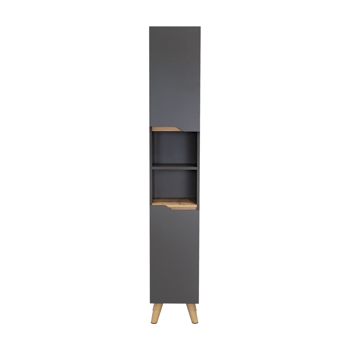Mueble Para Baño Alto Laurent 180X30X33 Rta Plomo Duna