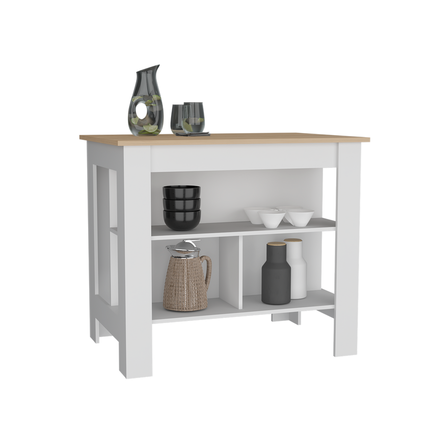 Isla Cala De Cocina 90X103 Rta Rovere Blanco Zf N/A