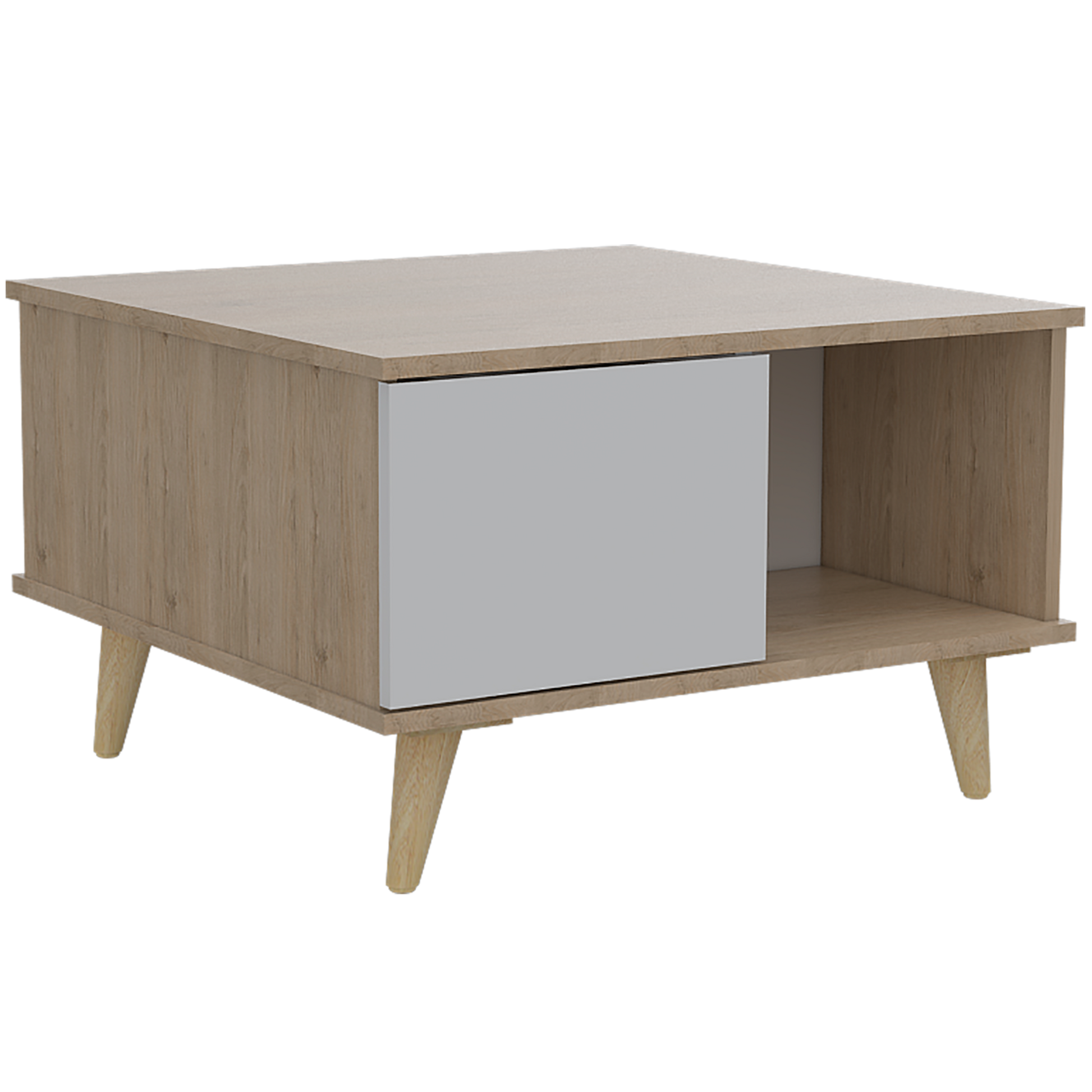 Mesa De Centro Acacia Rovere+Blanco