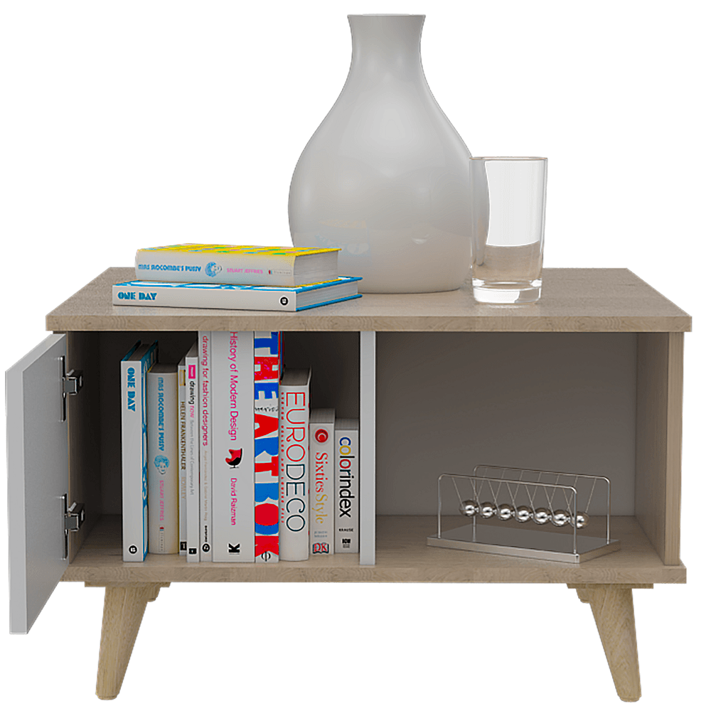 Mesa De Centro Acacia Rovere+Blanco