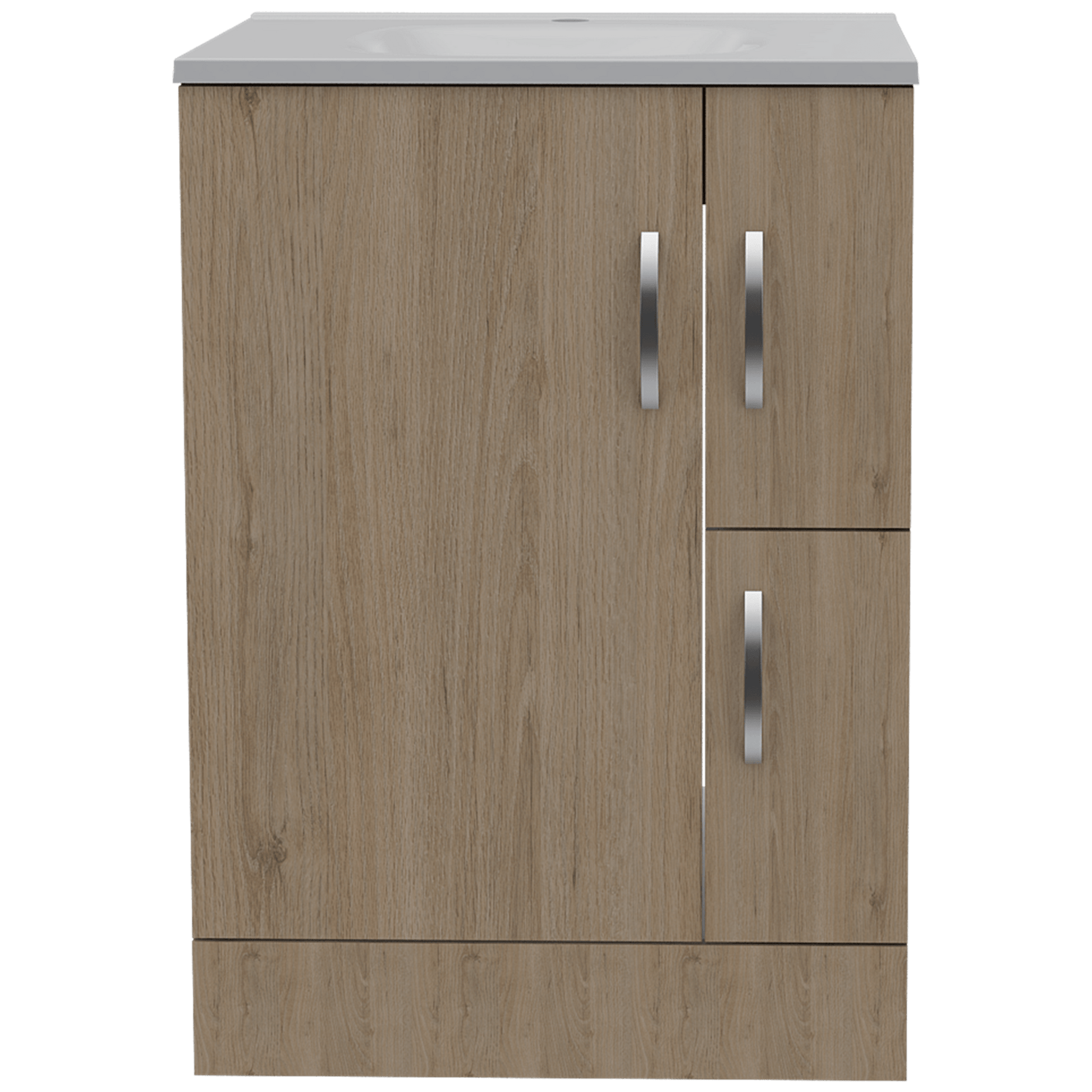 Mueble De Baño Vanguard Rta Rovere + Blanco