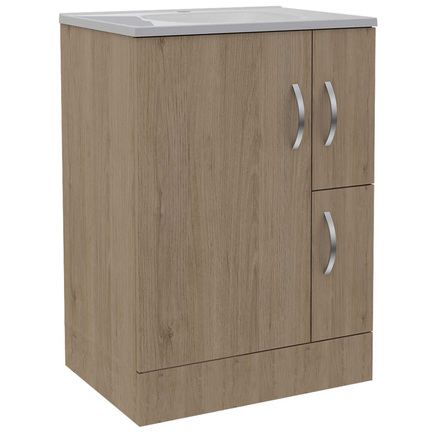 Mueble De Baño Vanguard Rta Rovere + Blanco