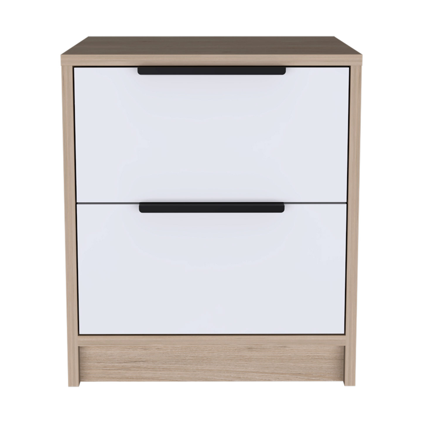 Mesa De Noche Kaia X2 Und Rovere+Blanco