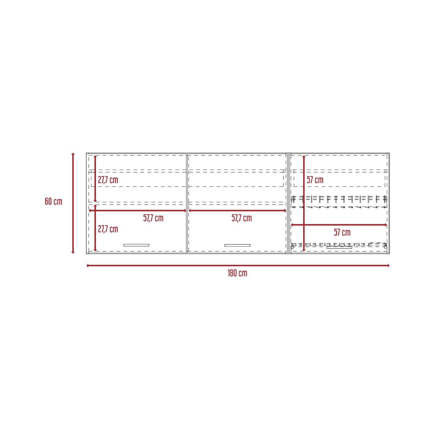 Modulo Superior 180 Kitchen Gante Rta Rovere Niebla