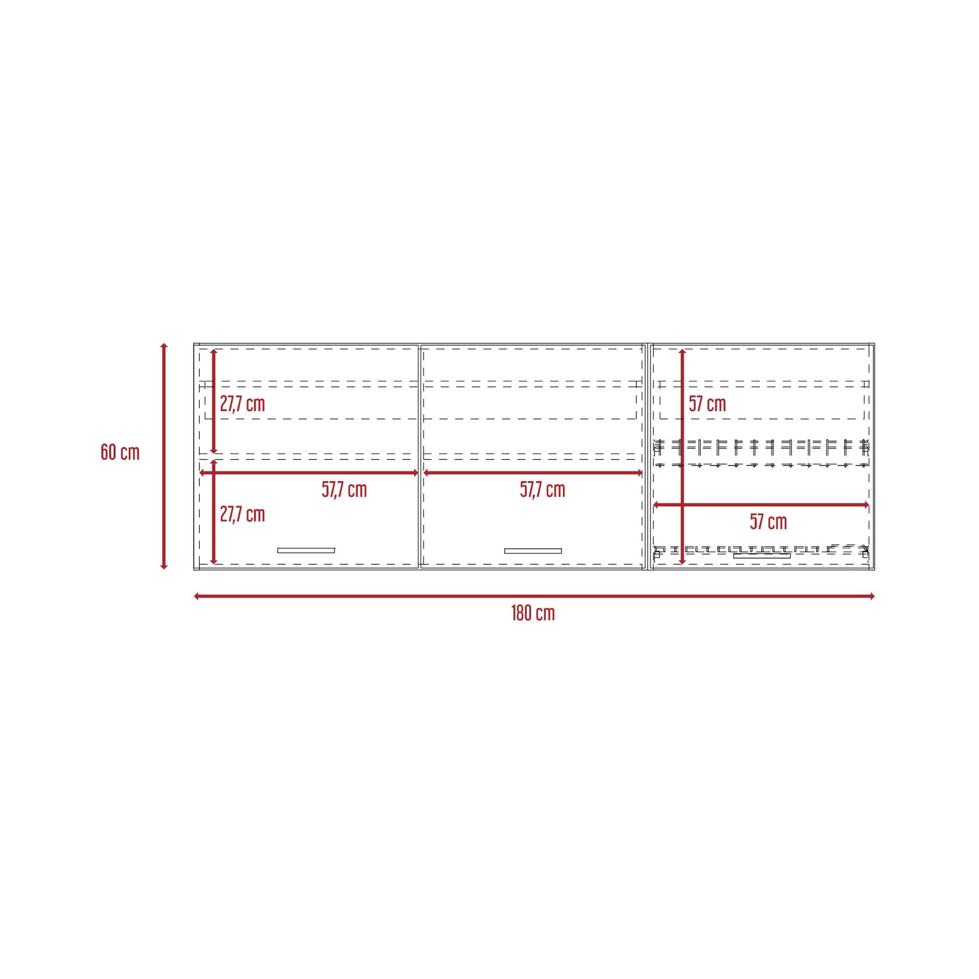 Modulo Superior 180 Kitchen Gante Rta Rovere Niebla