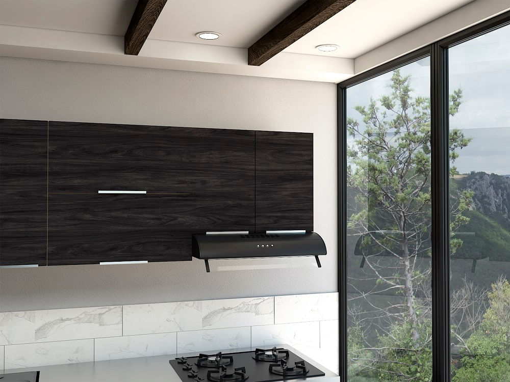 Mueble Superior Cocina 1.80 Tibet Rovere+Sombra