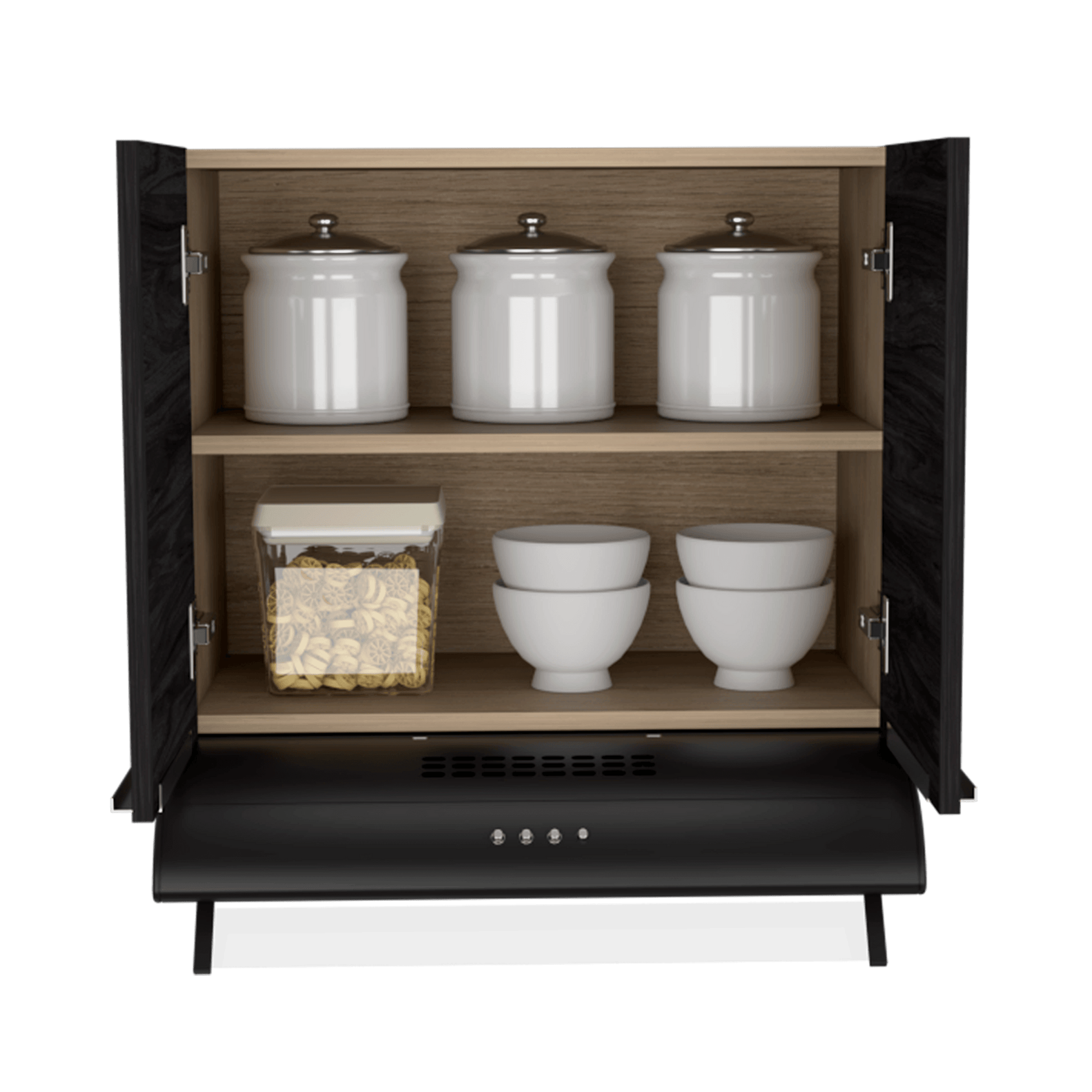 Mueble Campana Cocina 1.80 Tibet Rovere+Sombra