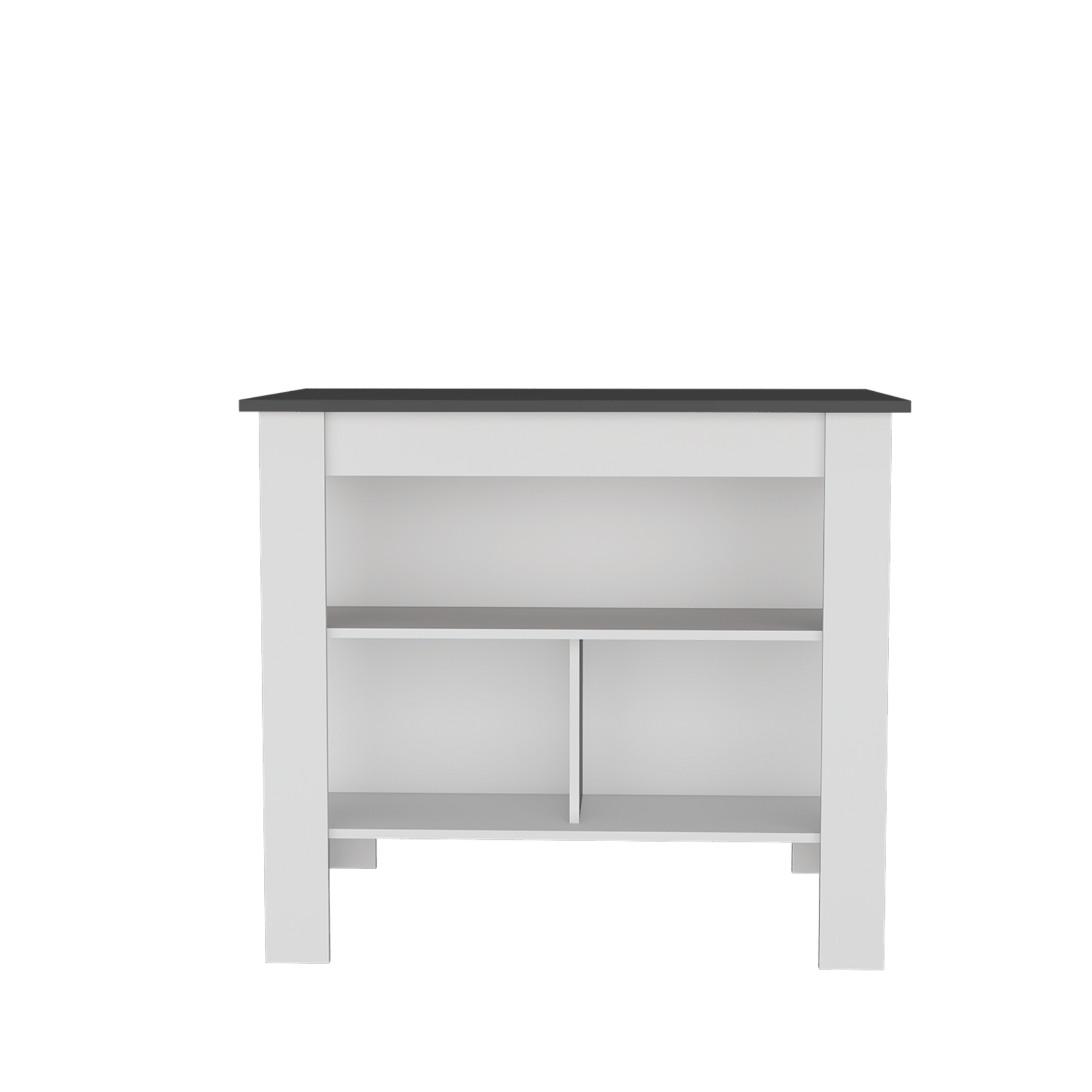 Isla Cala De Cocina 90X103 Rta Plomo Blanco Zf