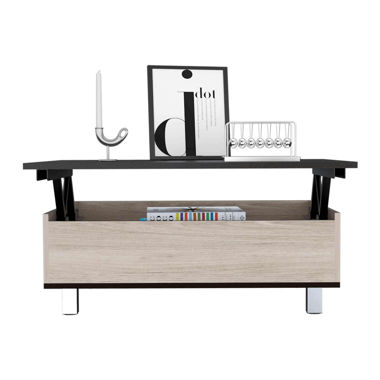 Mesa De Centro Funcional 5G-2 Rta Wengue Rovere