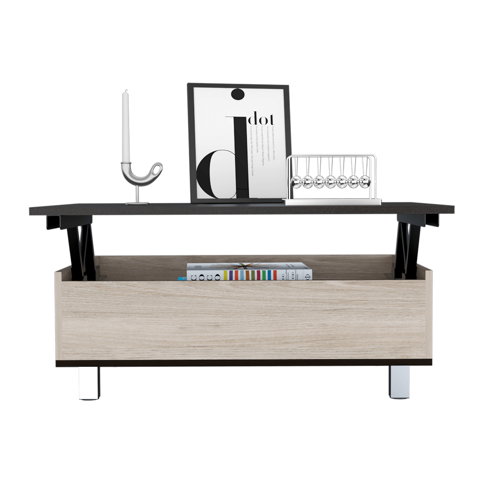 Mesa De Centro Funcional 5G-2 Rta Wengue Rovere