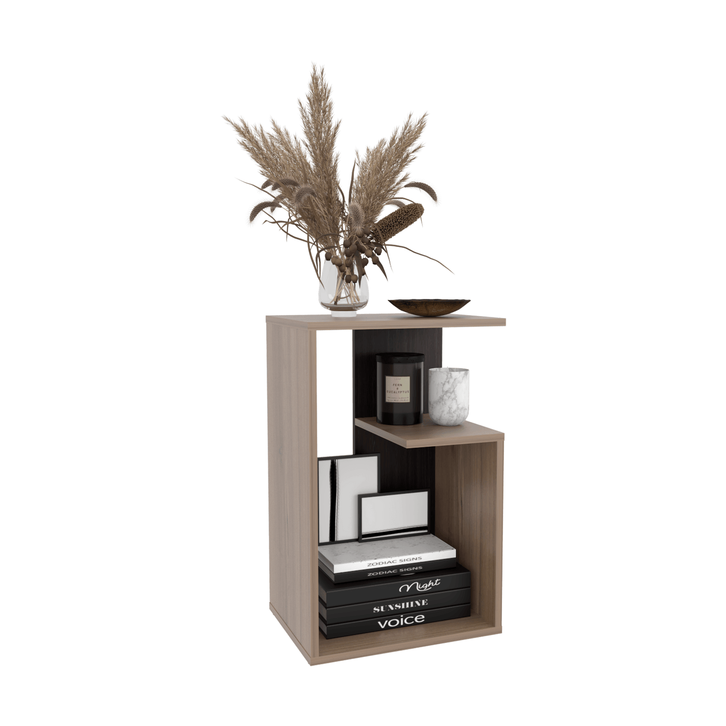 Mesa Auxiliar Everett 63X39X30 Rta Café Expresso Wengue Zf