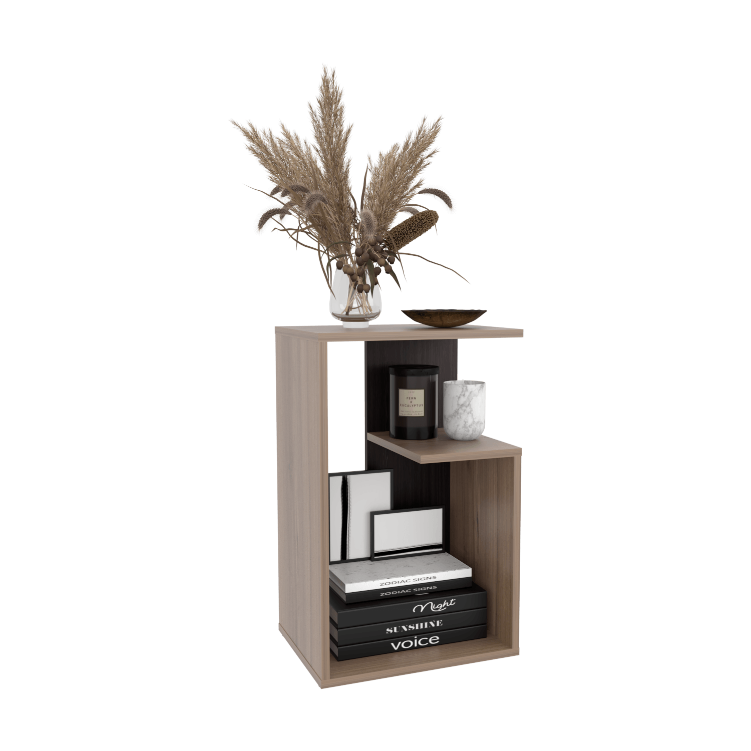 Mesa Auxiliar Everett 63X39X30 Rta Café Expresso Wengue Zf