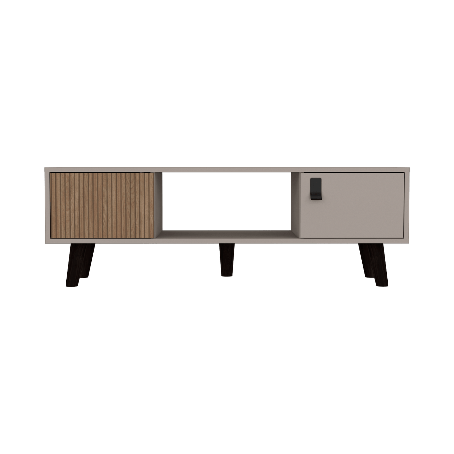 Mesa De Centro Funes L 120 X 40 Rta Taupe Lenno