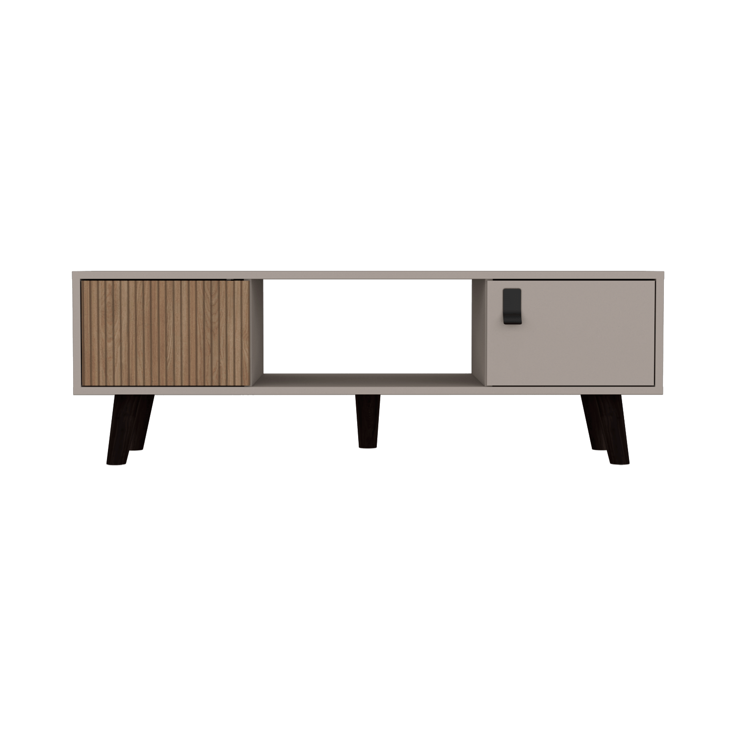 Mesa De Centro Funes L 120 X 40 Rta Taupe Lenno