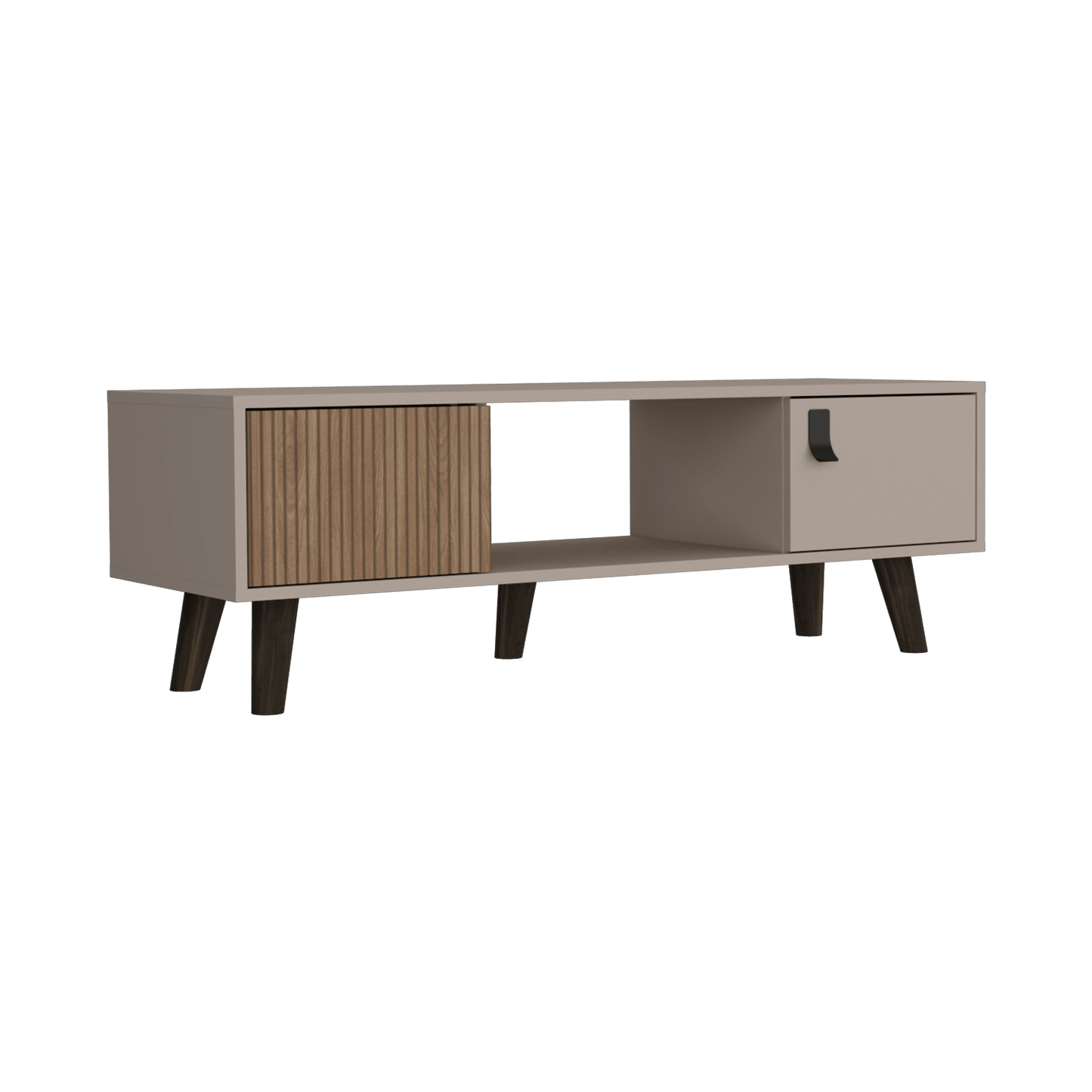 Mesa De Centro Funes L 120 X 40 Rta Taupe Lenno