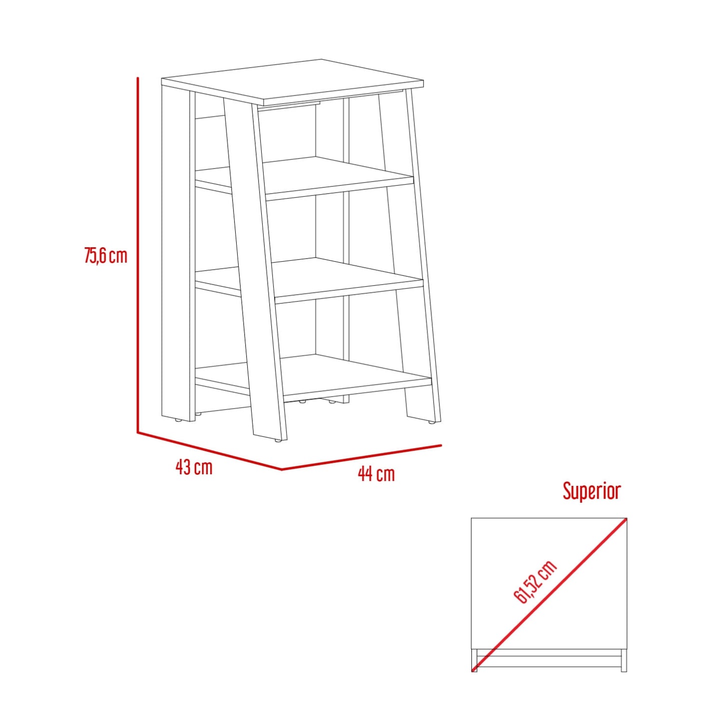 Mueble Optimizador 3 Bath Bi Color Rta Duna Blanco
