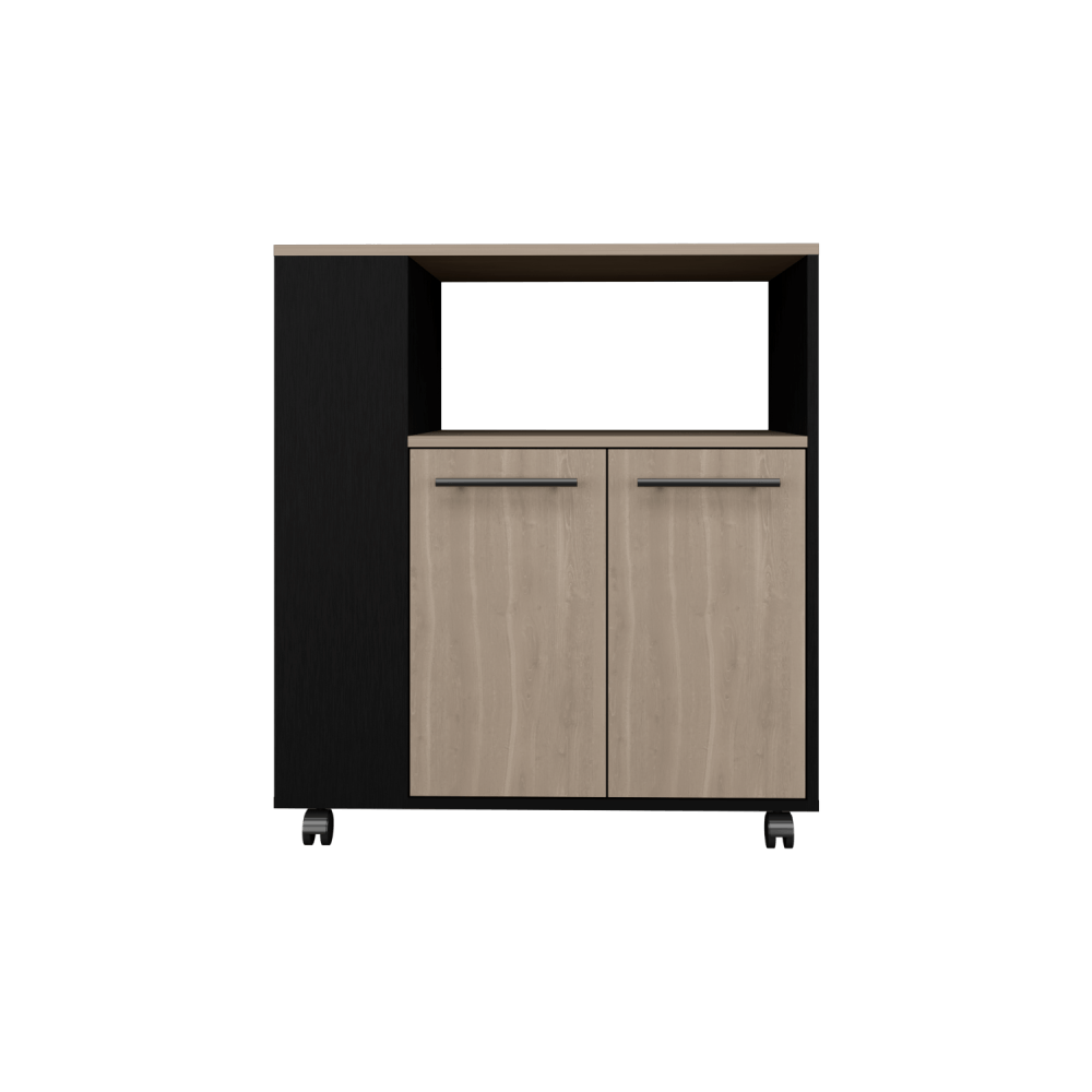 Mueble Auxliar De Cocina Portable Eldon 83X75X40 Rta Wengue Bardolino