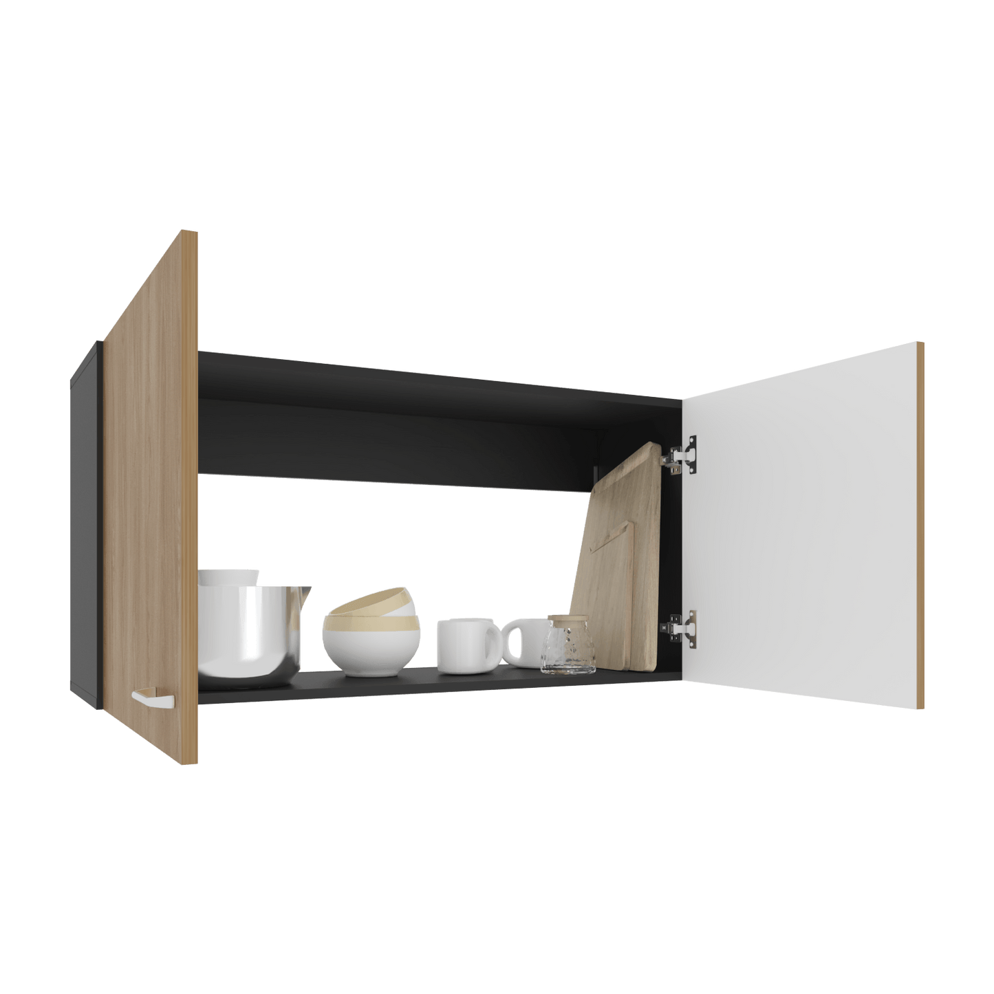 Mueble Superior Cocina Napoles 100 Rta Wengue Fresno