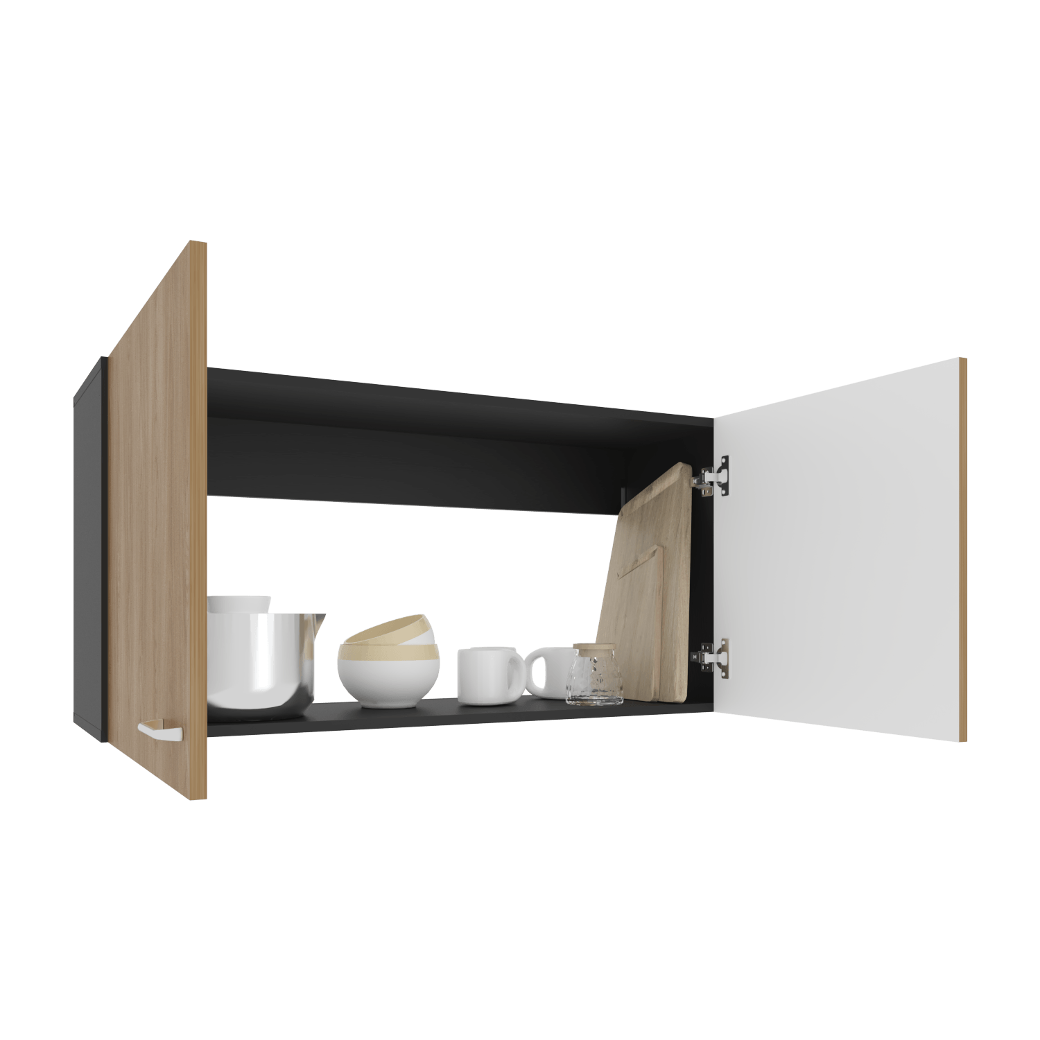 Mueble Superior Cocina Napoles 100 Rta Wengue Fresno