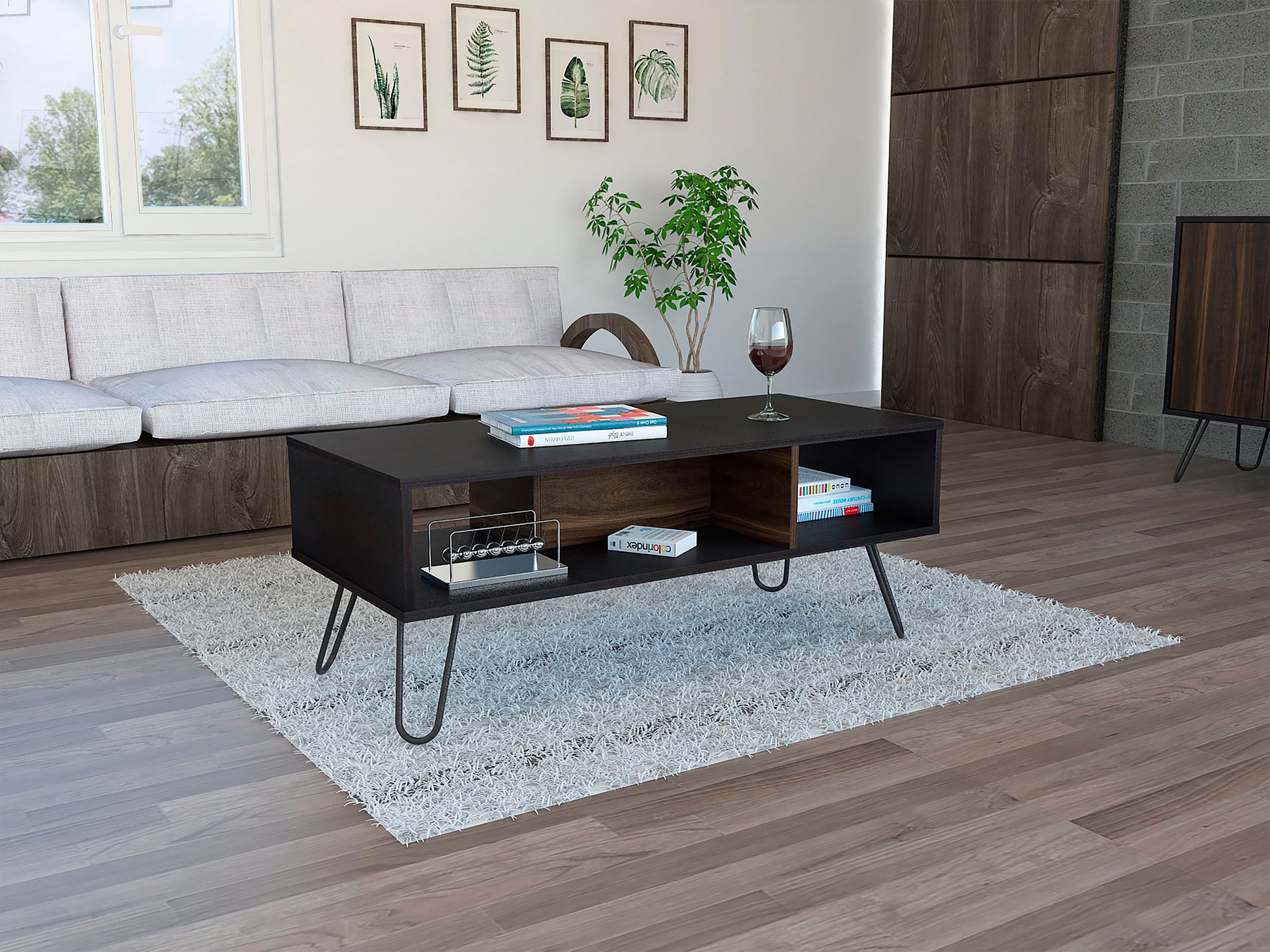 Mesa Centro Vassel Rta Wengue-Nogal