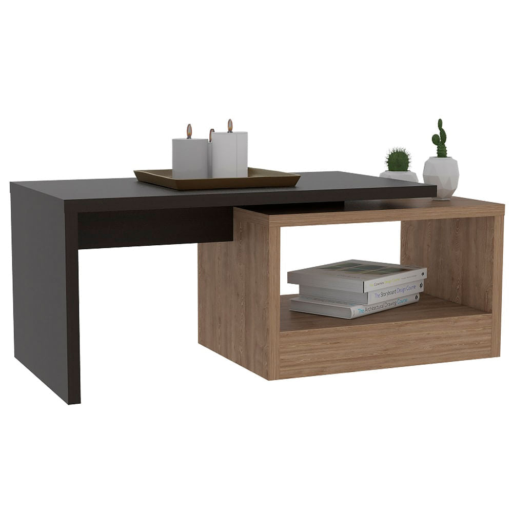 Mesa De Centro Kaia Rta Wengue + Miel N/A