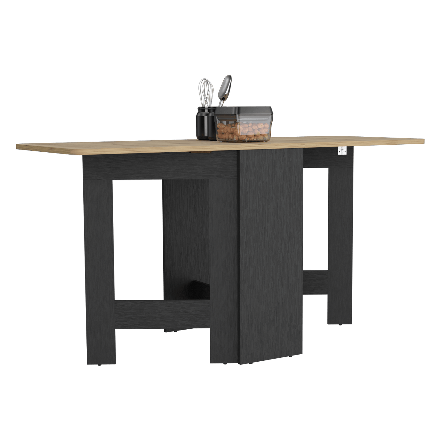 Mesa Plegable Gateleg Rta Wengue Macadamia