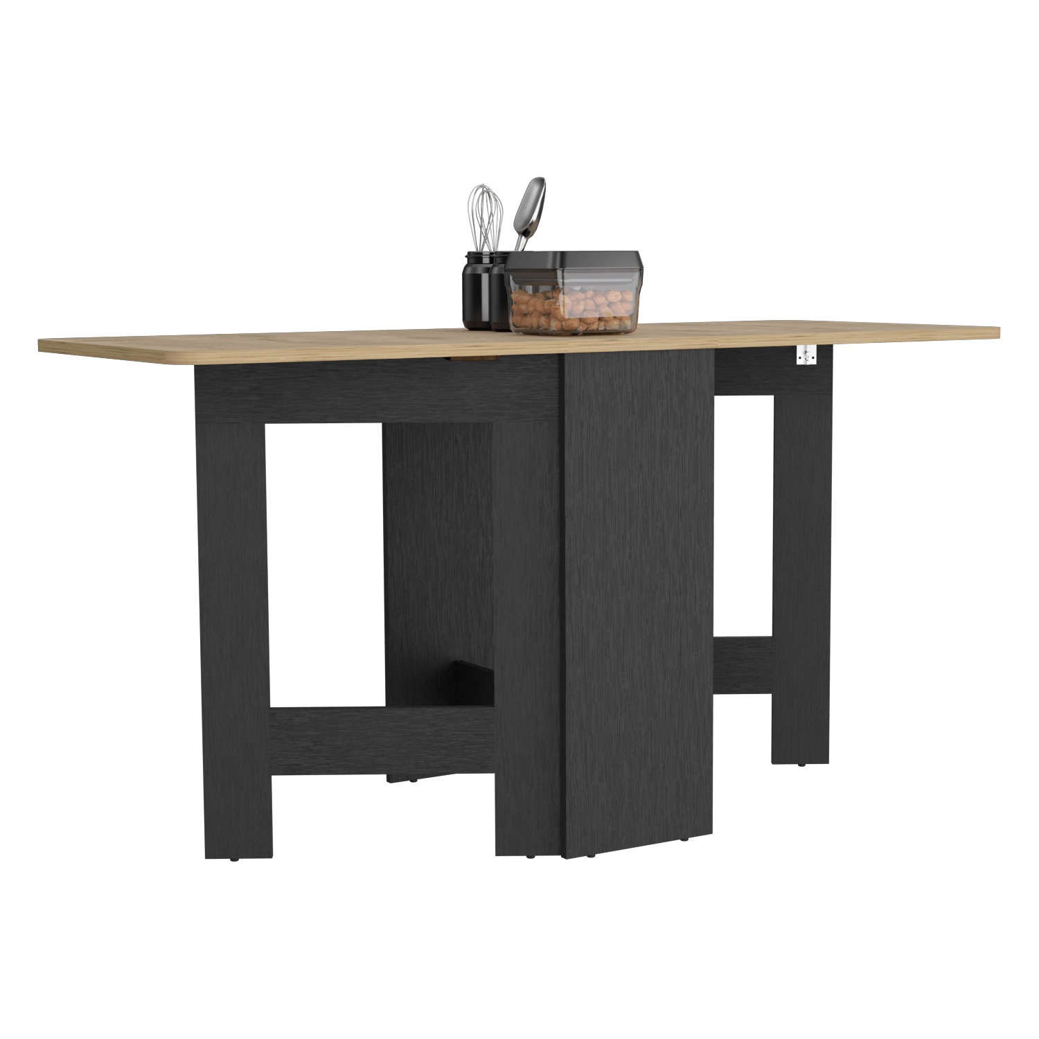 Mesa Plegable Gateleg Rta Wengue Macadamia