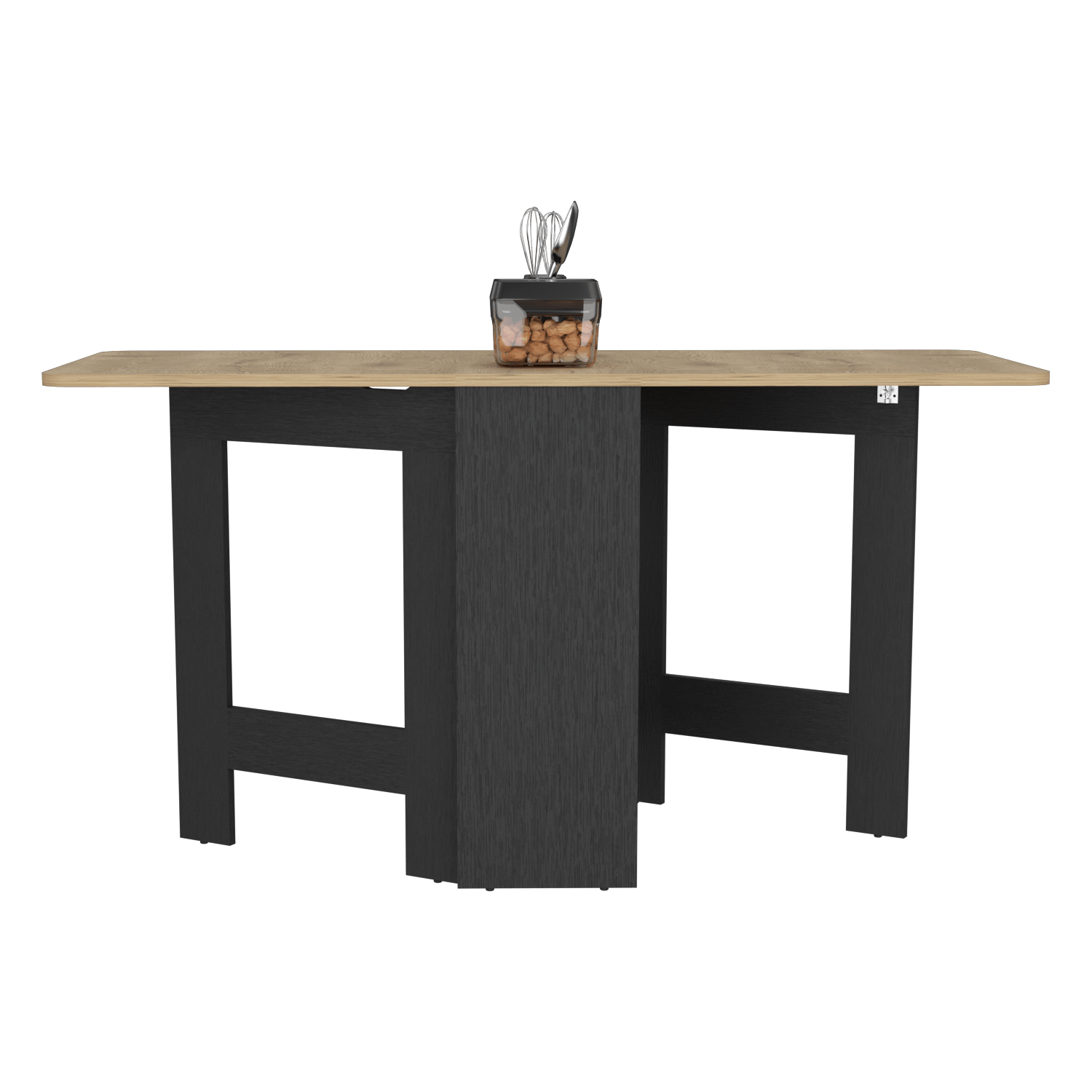 Mesa Plegable Gateleg Rta Wengue Macadamia