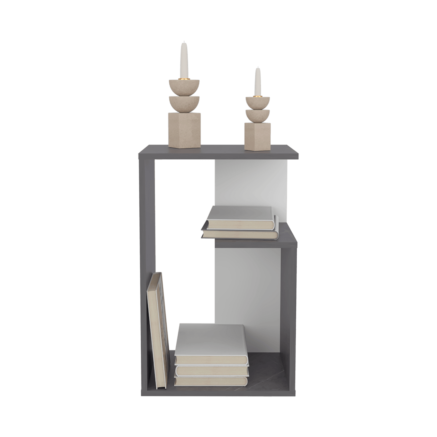 Mesa Auxiliar Everett 63X39X30 Rta Onix Blanco Zf