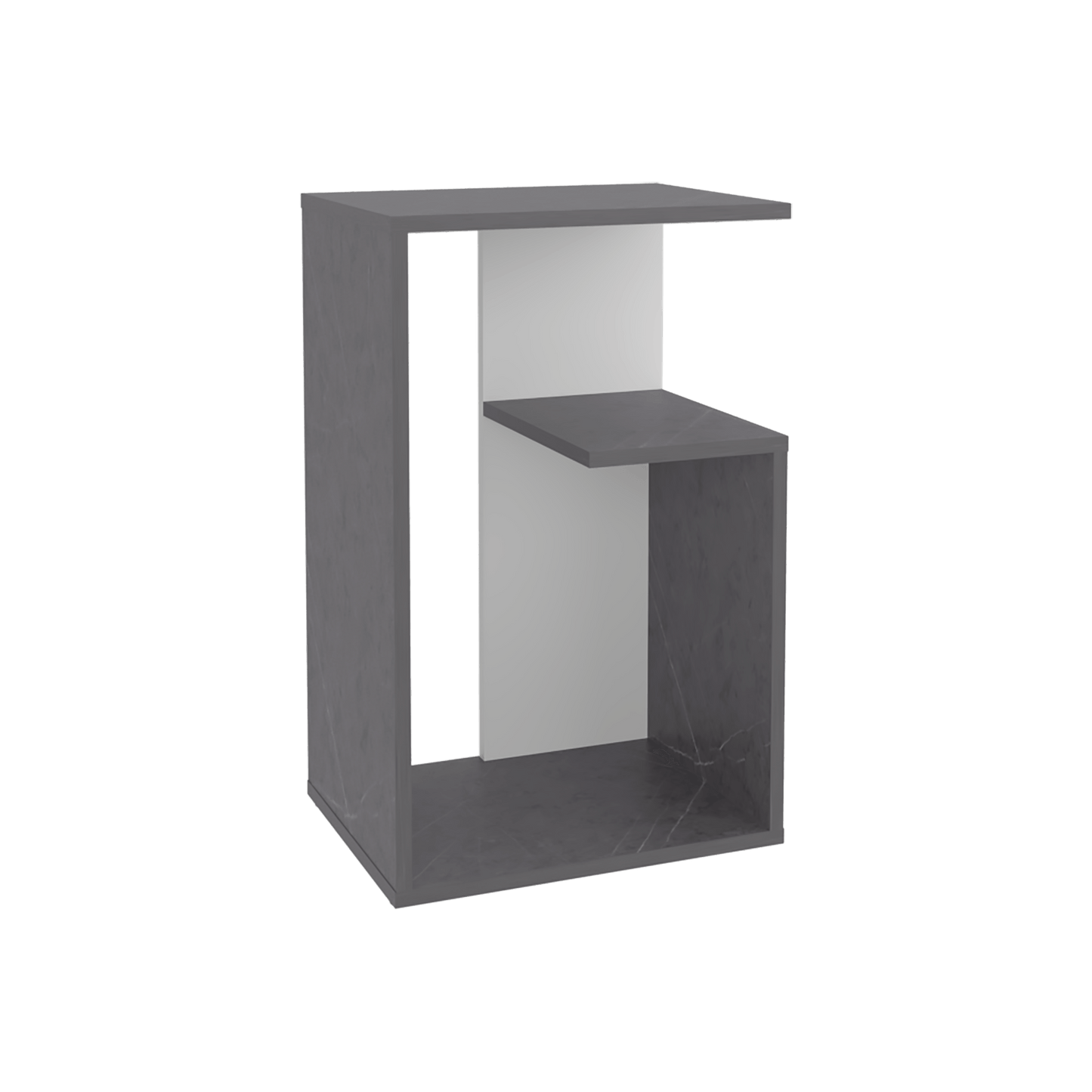 Mesa Auxiliar Everett 63X39X30 Rta Onix Blanco Zf