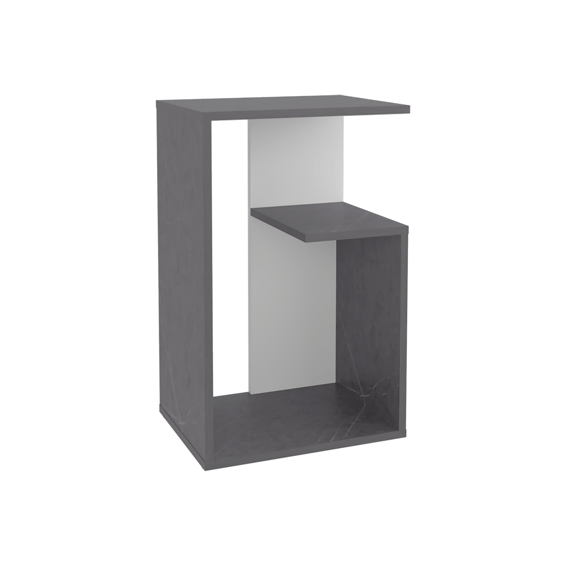 Mesa Auxiliar Everett 63X39X30 Rta Onix Blanco Zf