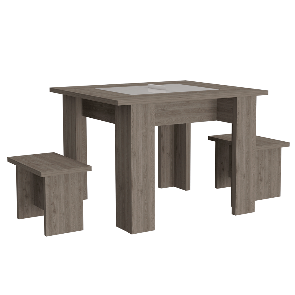 Mesa De Actividades Estudia Y Juega Bardolino+Blanco Brillante