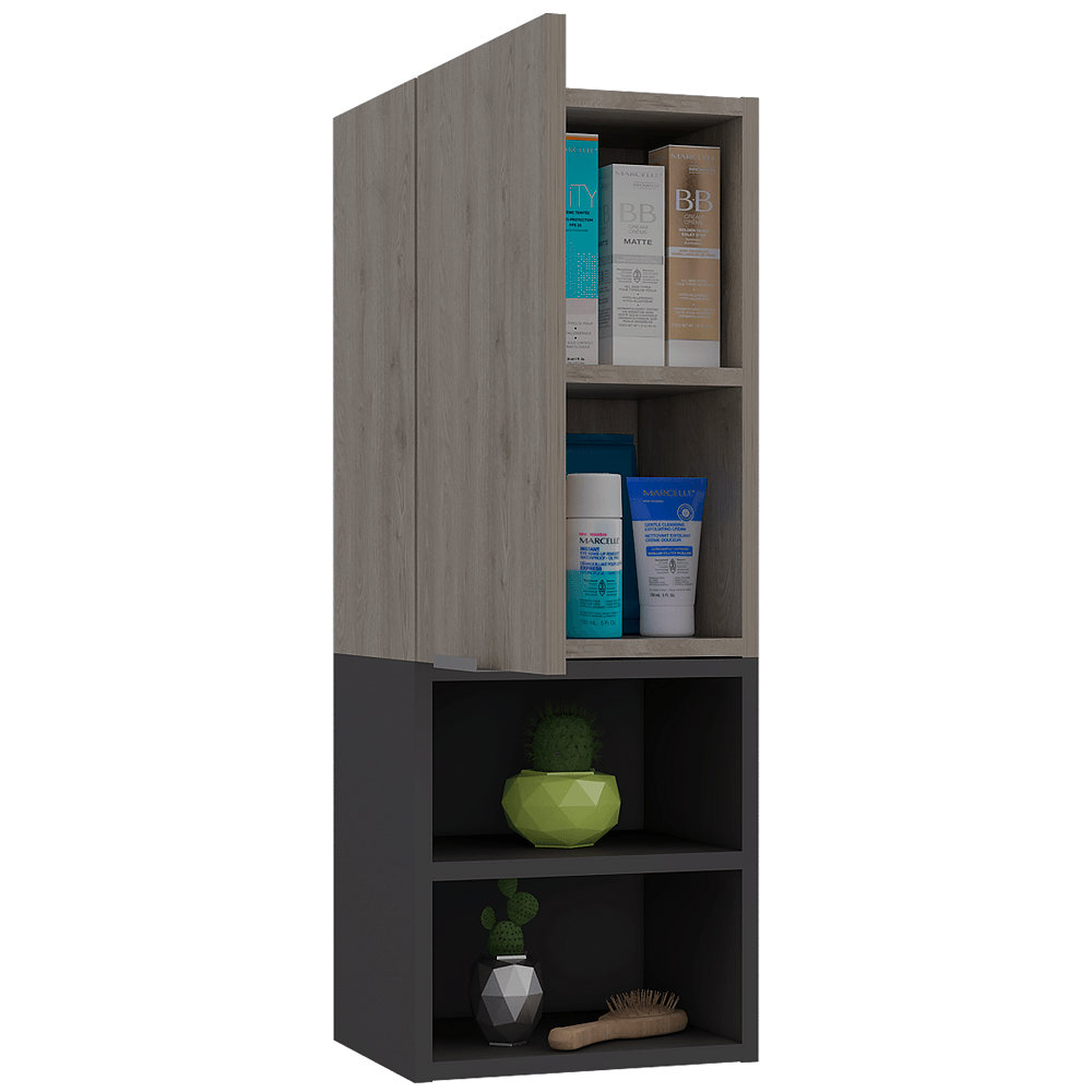 Mueble Auxiliar De Baño Jules Bardolino+Plomo