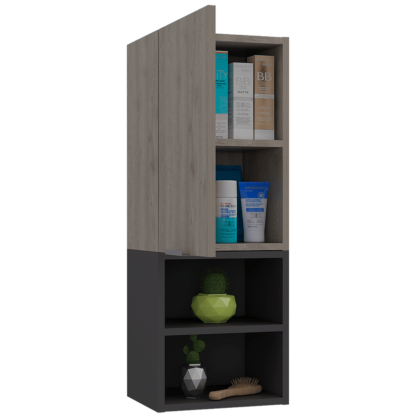 Mueble Auxiliar De Baño Jules Bardolino+Plomo