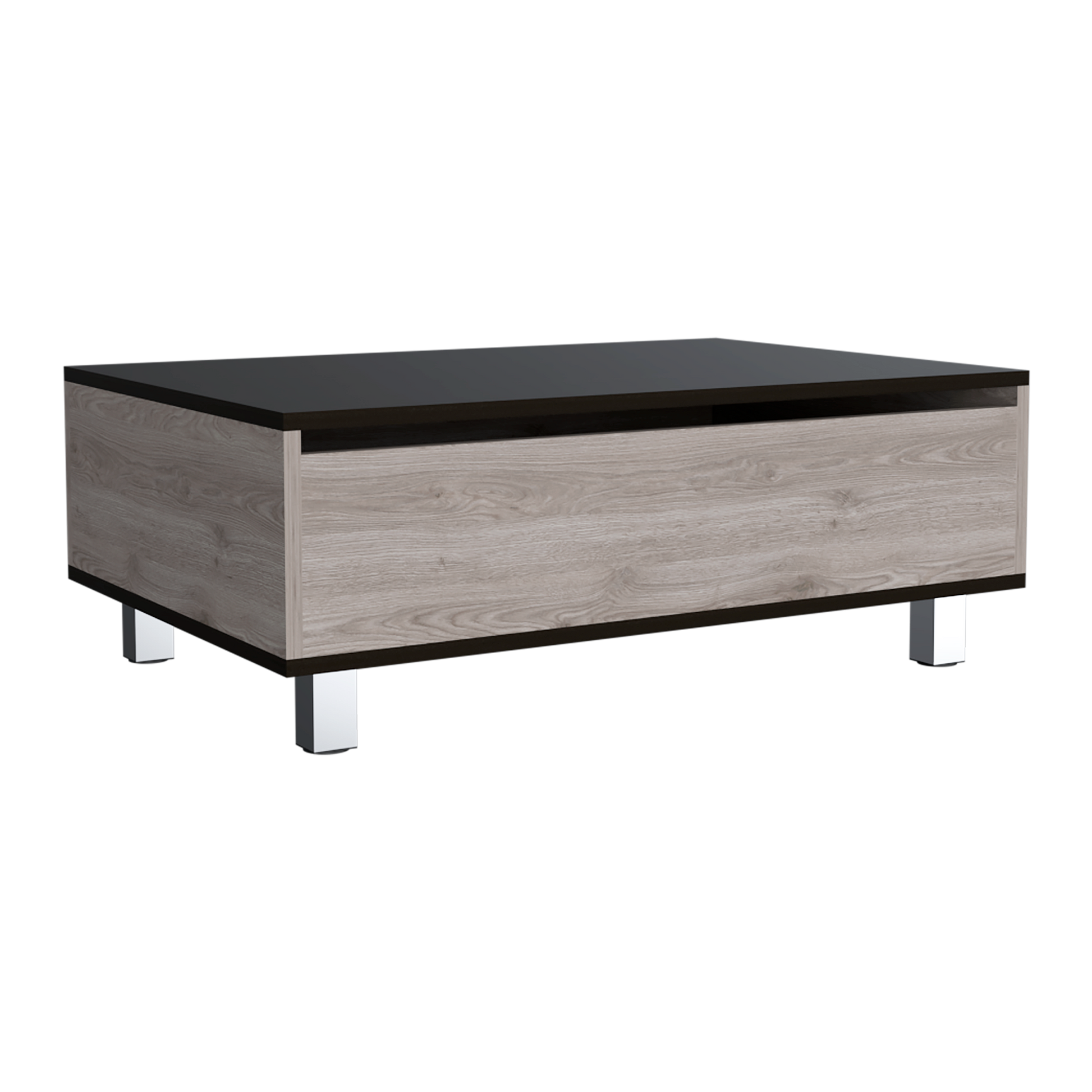Mesa De Centro Funciona 2G Rta Bardolino + Wengue