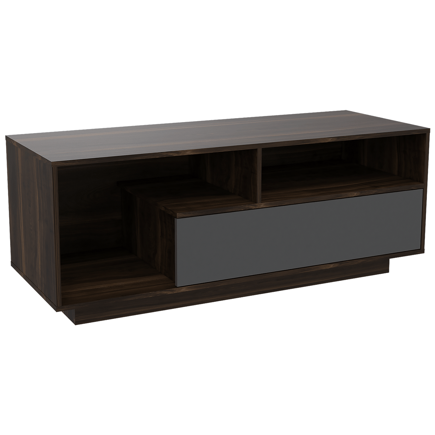Mesa De Tv Adelle Rta Nogal + Plomo