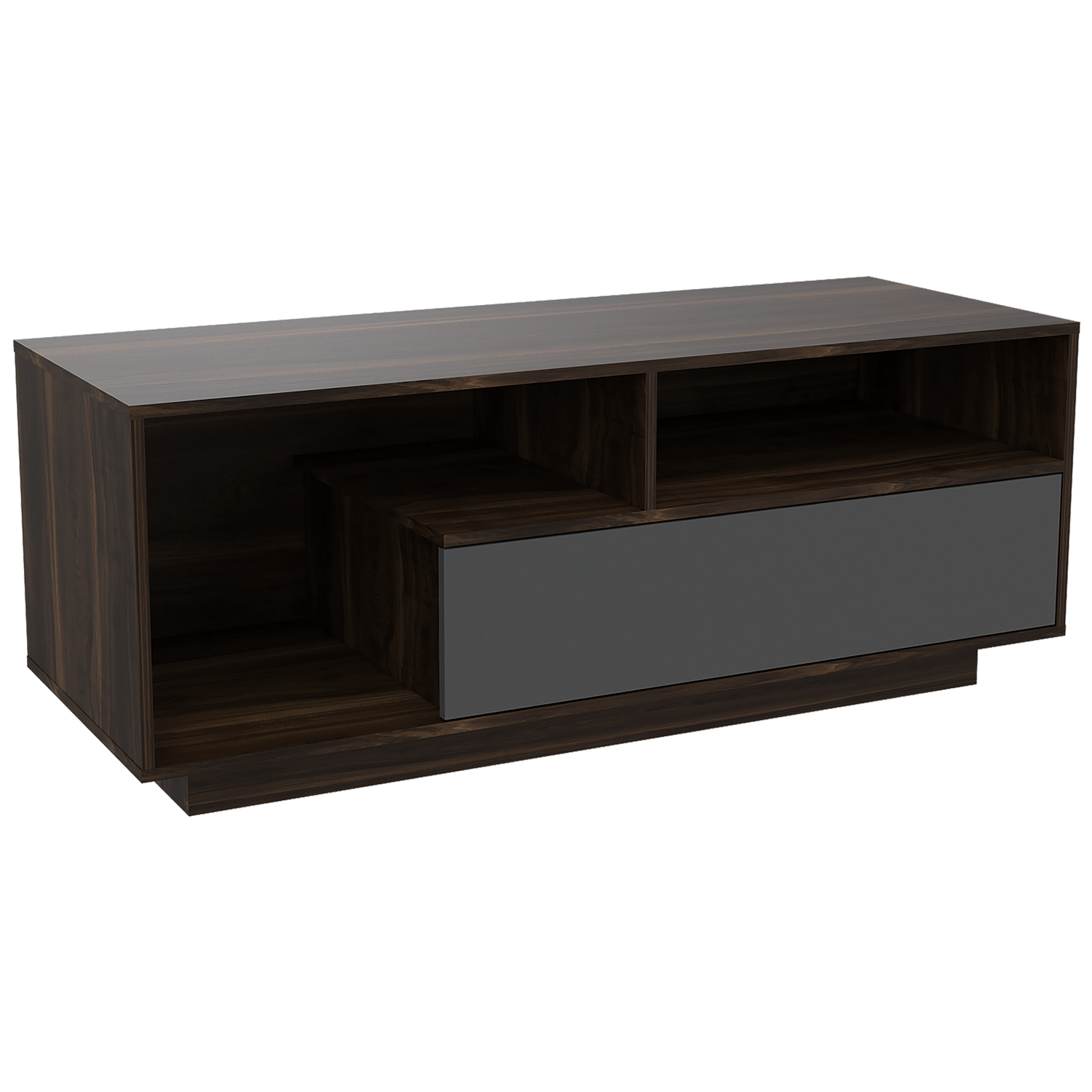 Mesa De Tv Adelle Rta Nogal + Plomo