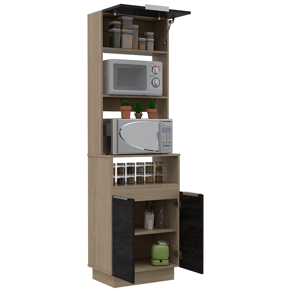 Modulo Microondas Tibet Rovere+Sombra