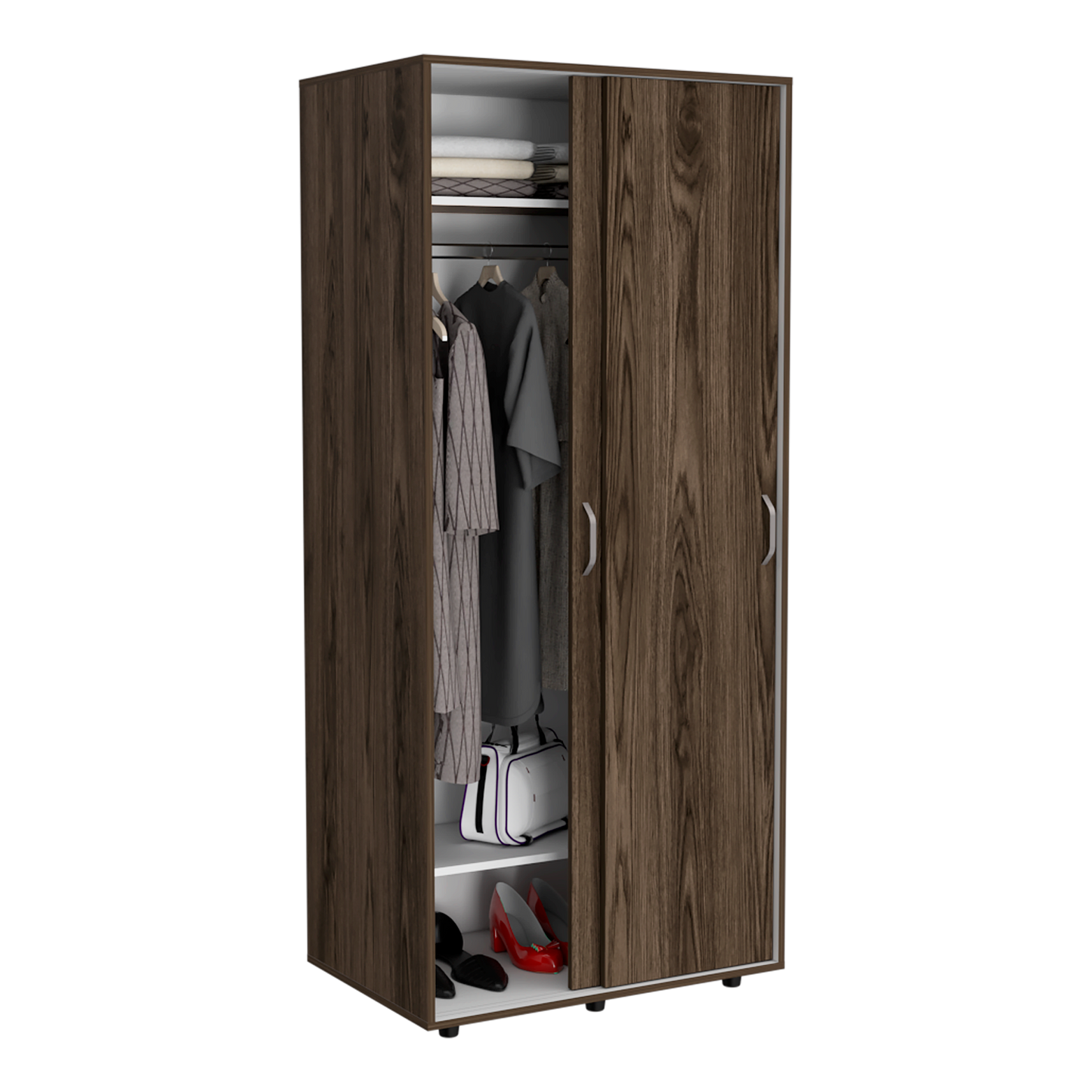 Closet Belfort 180 X 80 X 53 Rta Milan + Blanco