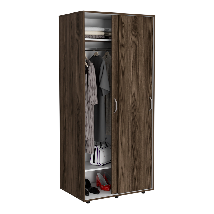 Closet Belfort 180 X 80 X 53 Rta Milan + Blanco