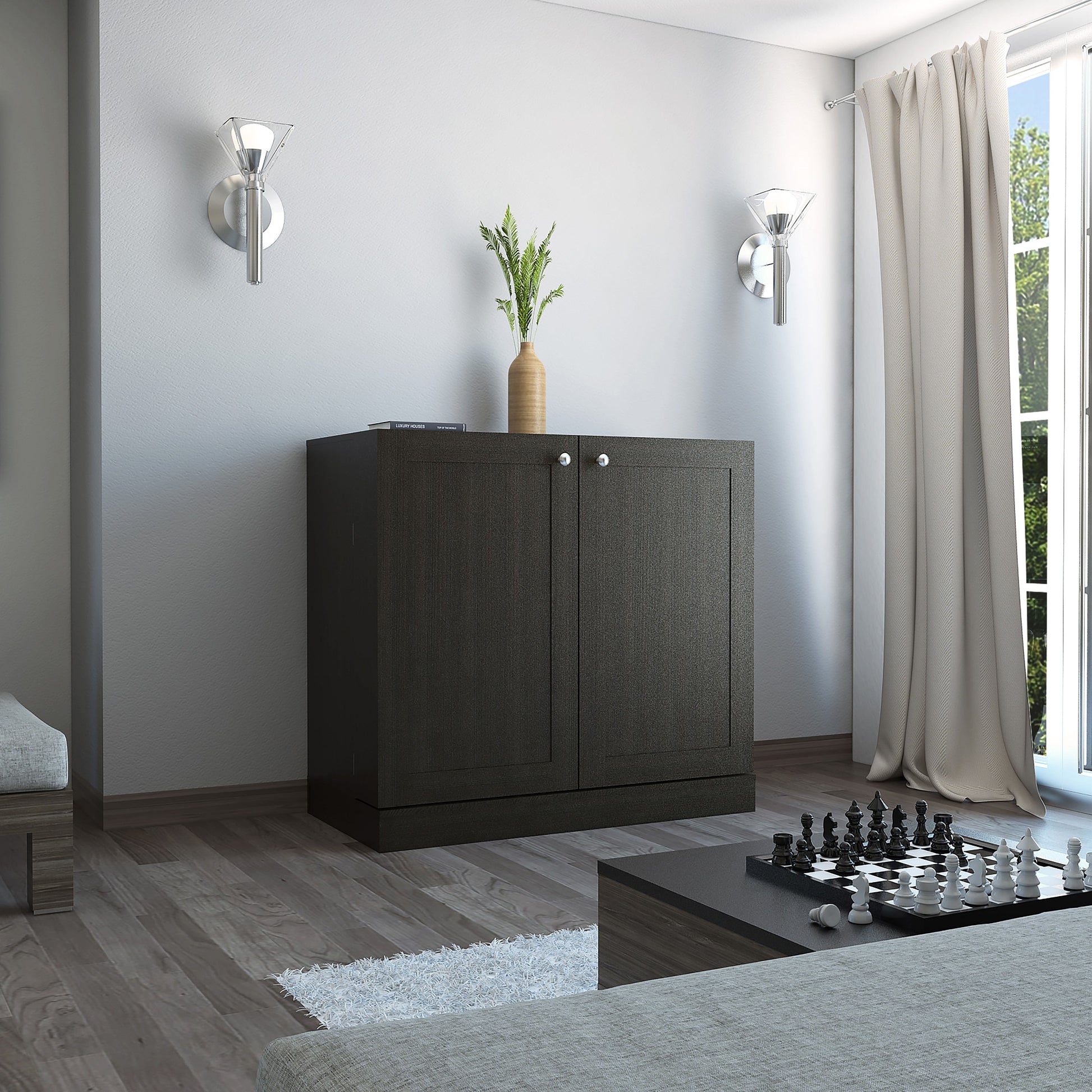 Mueble Bar Normandia Bajo Rta Wengue