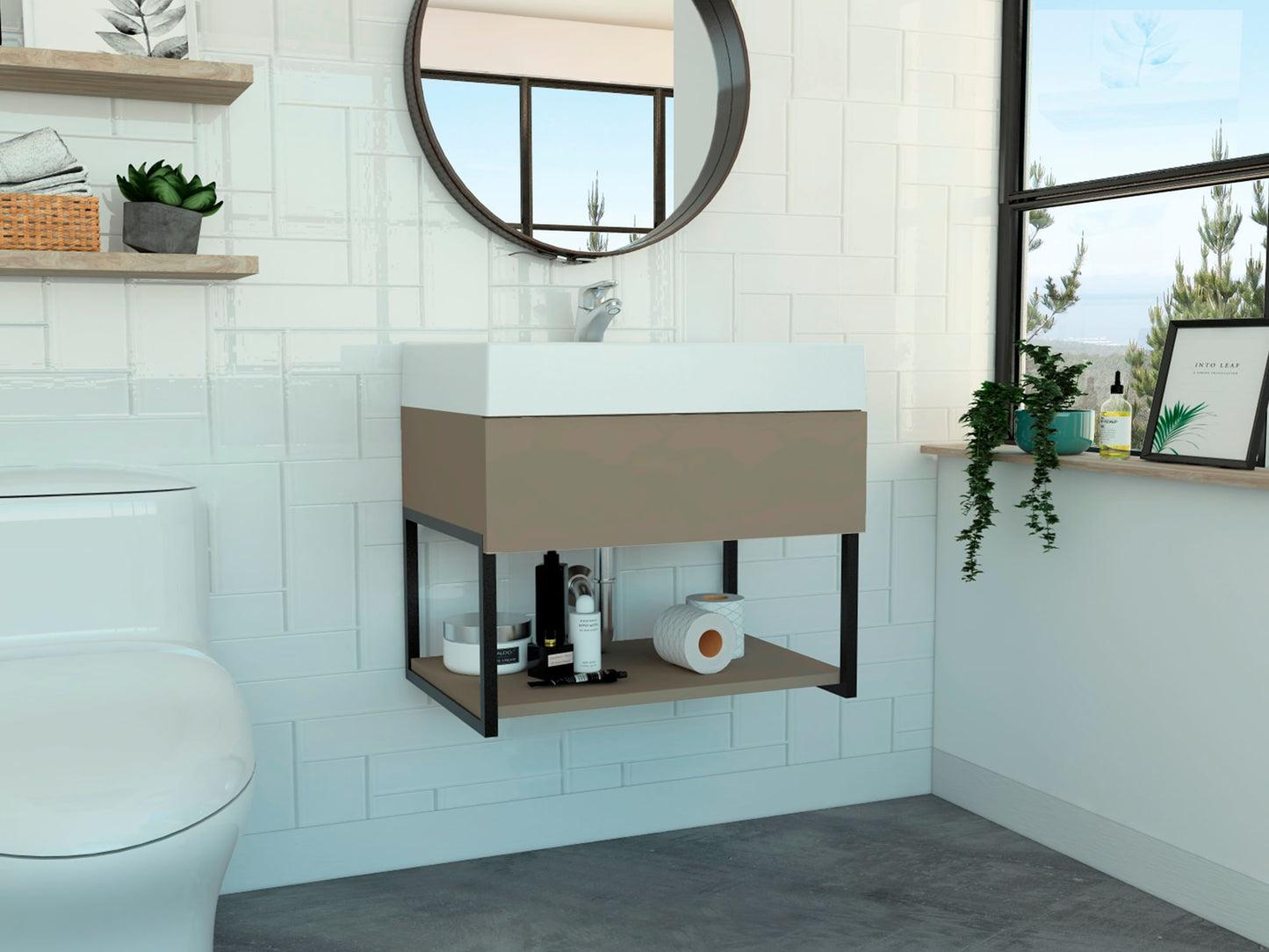 Mueble Fusion Plus Rta Taupe