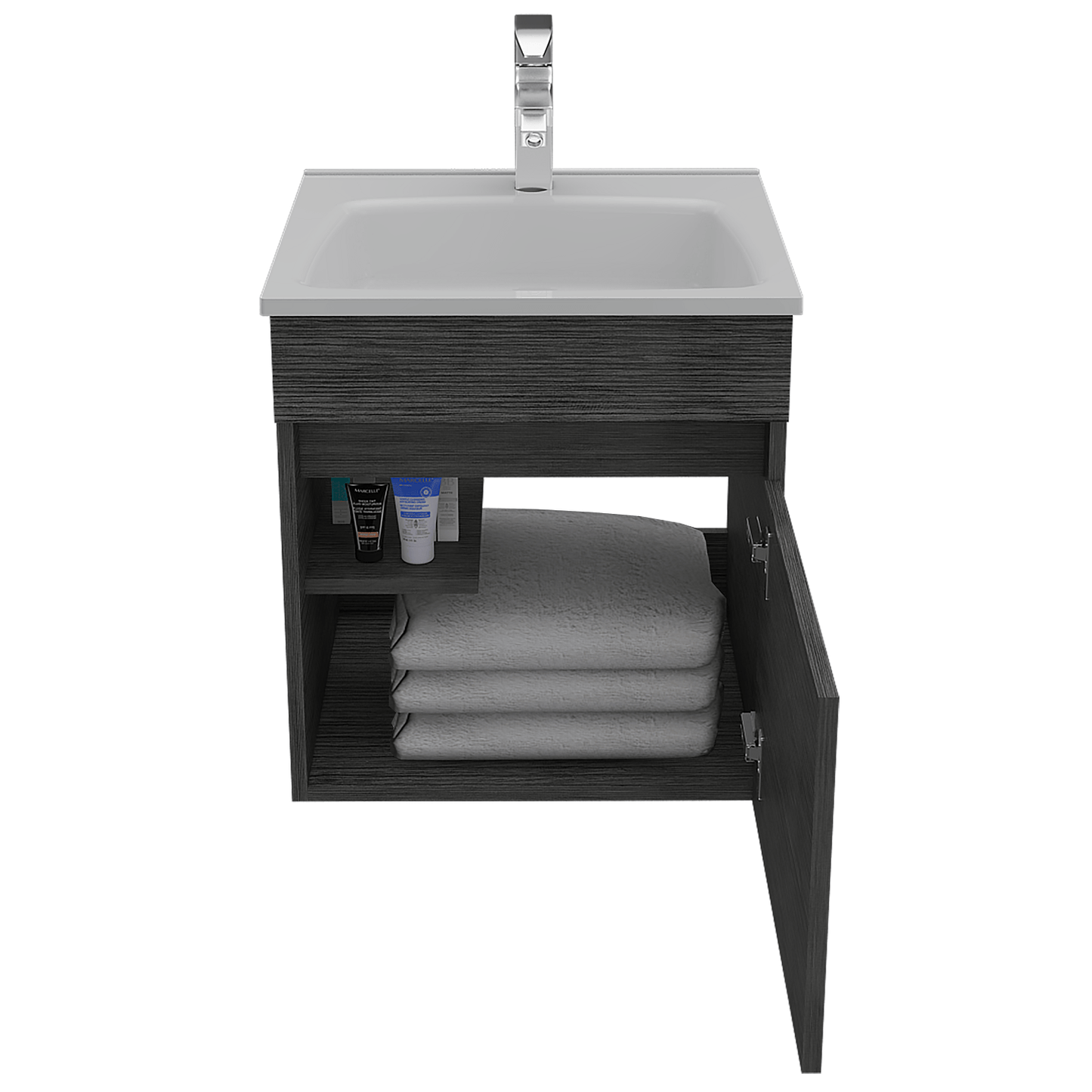 Mueble De Baño Primavera Rta Roble Gris