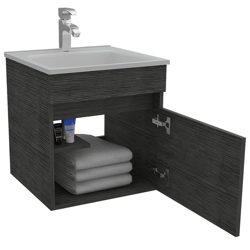 Mueble De Baño Primavera Rta Roble Gris