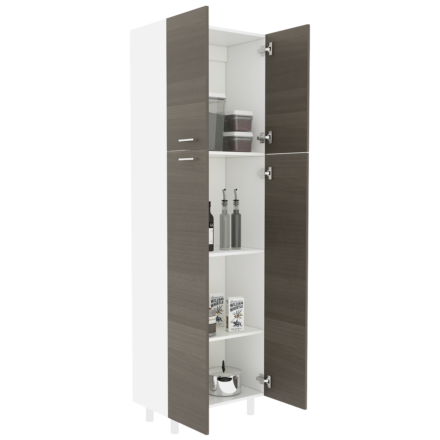Mueble Alacena Rossi Rta Blanco + Olivo