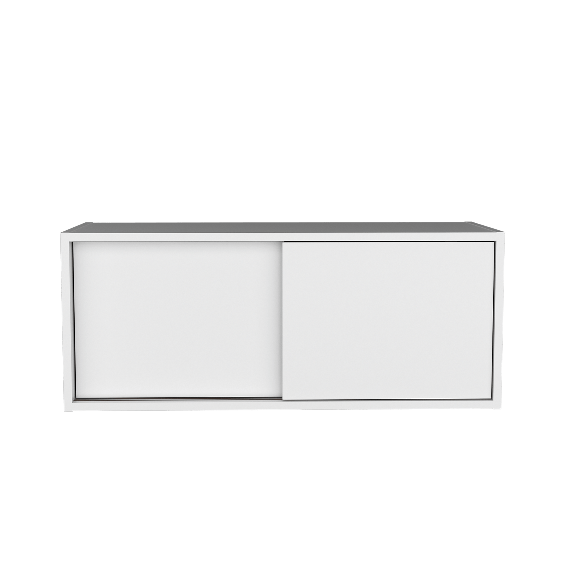 Gabinete De Oficina Sencillo Note 33X81X33 Rta Blanco Zf