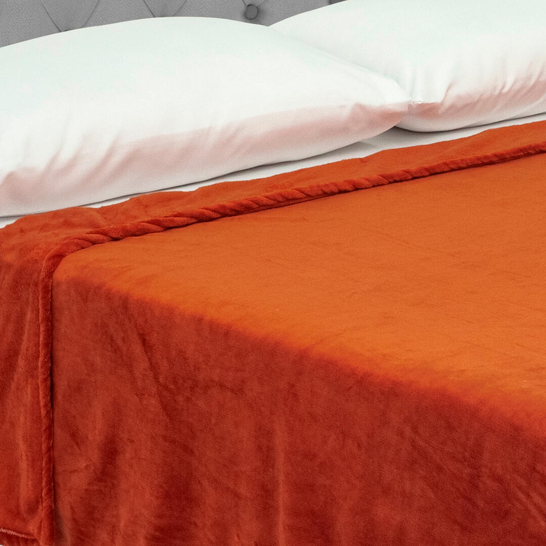 Cobija Piel Durazno Soft Terracota Suave