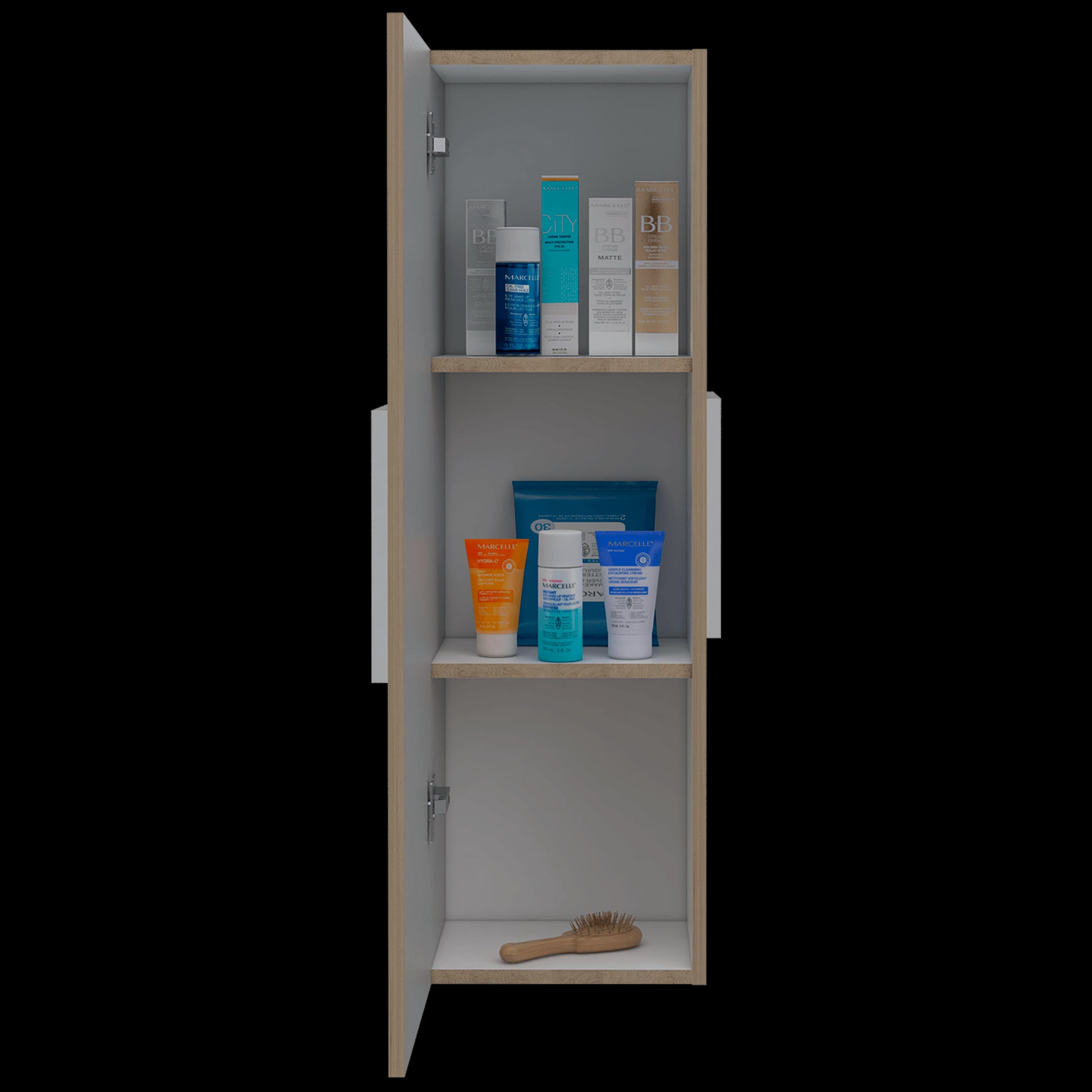 Mueble Aux Baño Vanguard Rta Rovere + Blanco